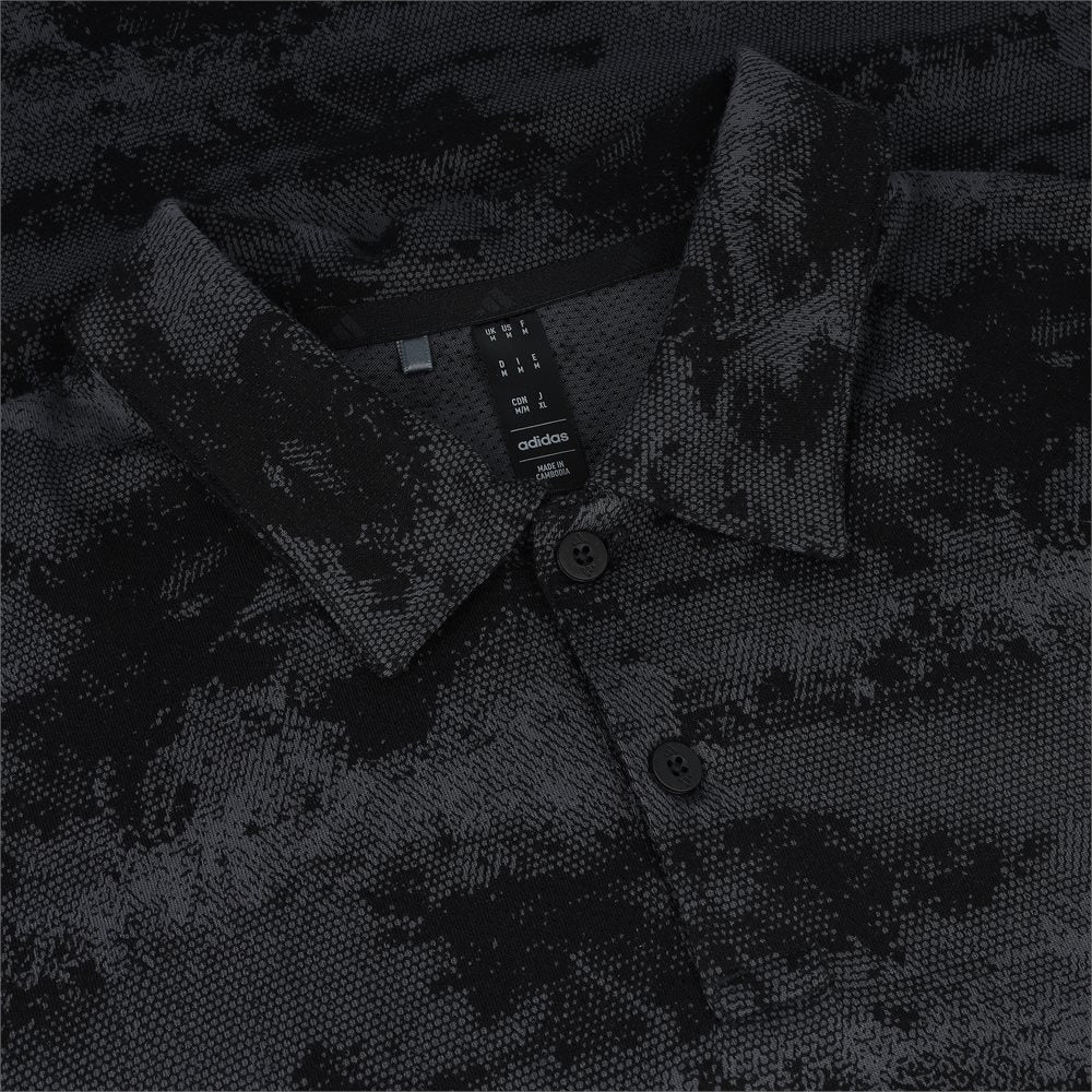 Go-To Printed Mesh Polo