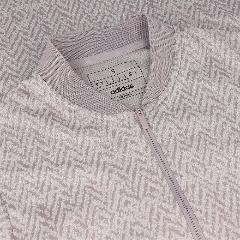 Women's Ultimate365 Jacquard 1/4 Zip Blade Collar Polo