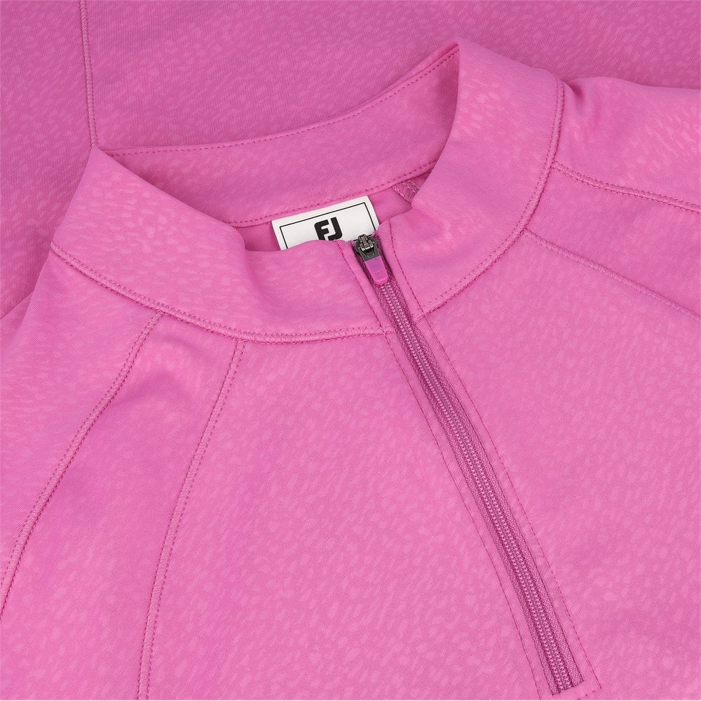 Women's Embossed 1/4 Zip Pullover