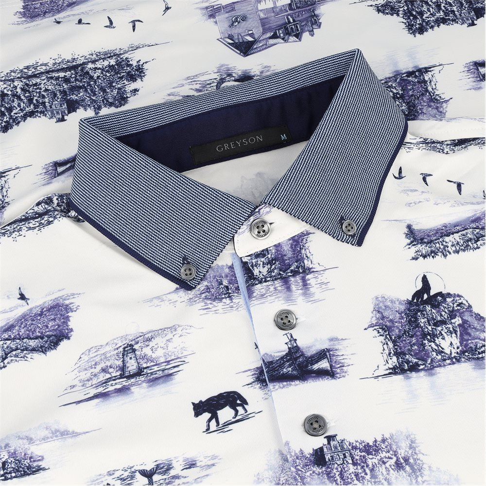 Lake Champlain Toile Polo