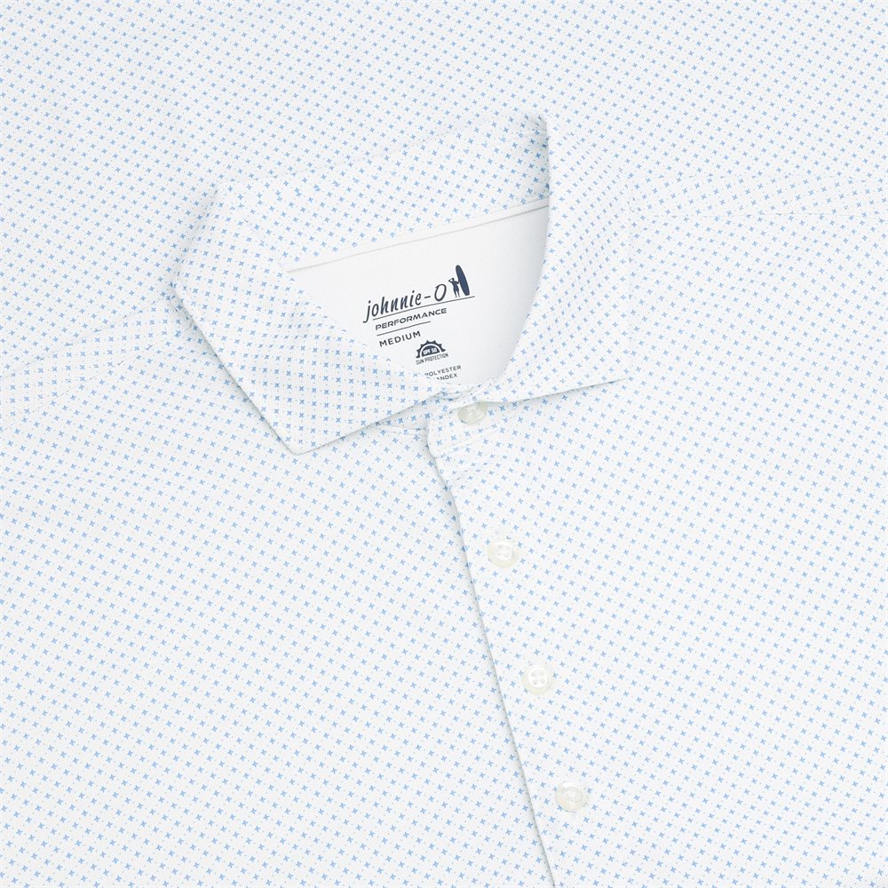 Cason Print Performance Mesh Polo