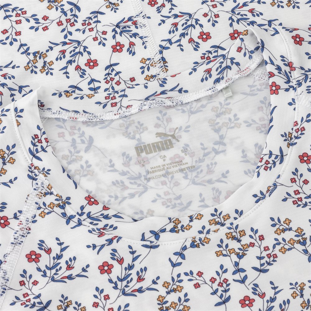 Women's YouV Micro Floral Crew Golf Shirt