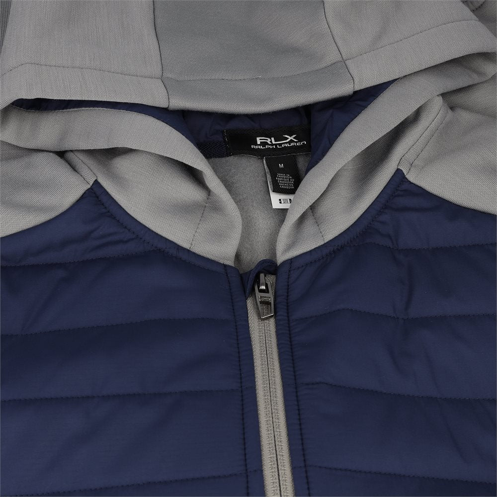 Lauren Heavytech Wool Hybrid Full Zip Hooded Sweatshirt