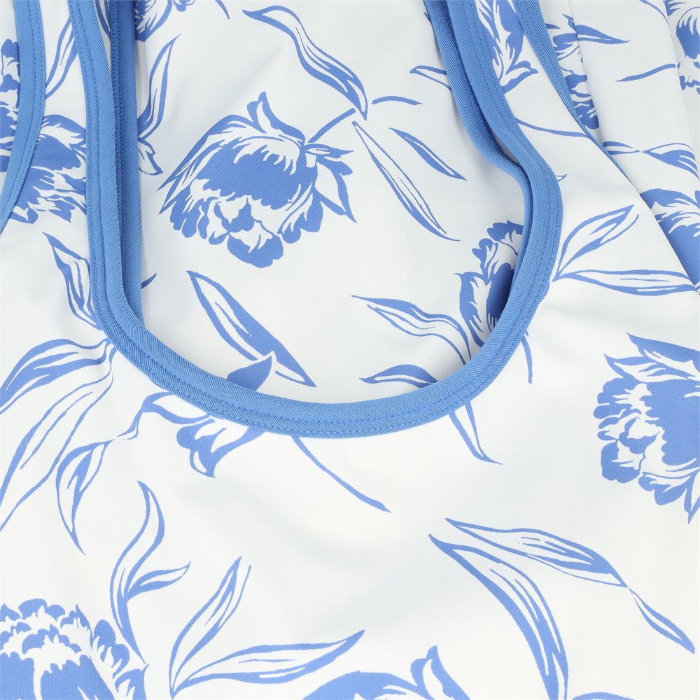 Women's Sleeveless Drywick Interlock Tennis Print Dress