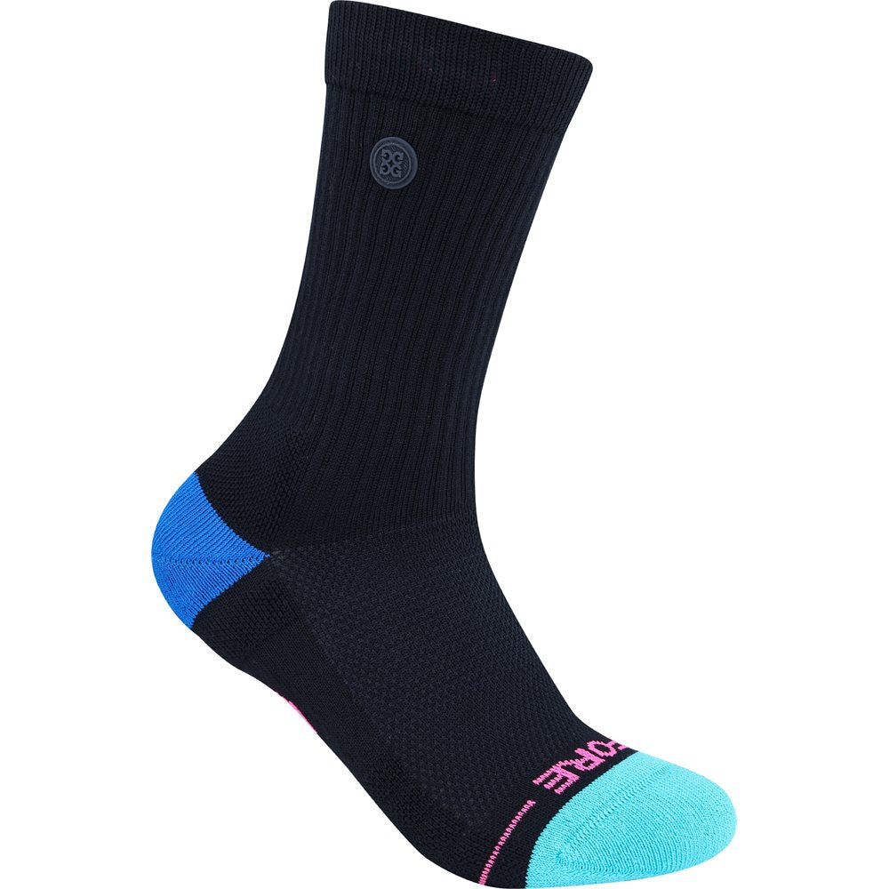 Logo Solid Crew Socks