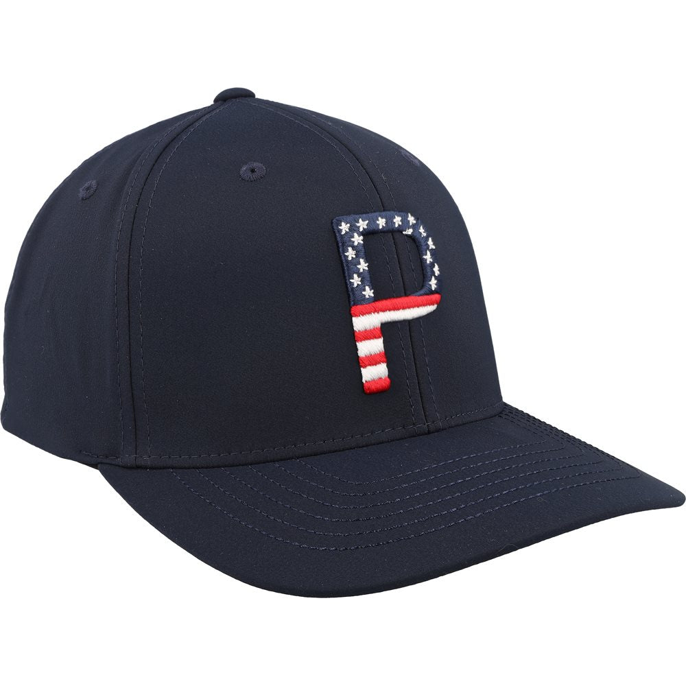 Pars & Stripes 6 Panel Golf Hat
