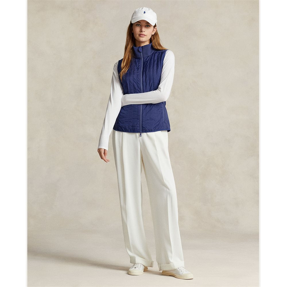 Women's Performance Wool Nylon Full Zip Solid Vest