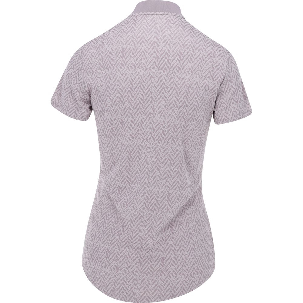 Women's Ultimate365 Jacquard 1/4 Zip Blade Collar Polo