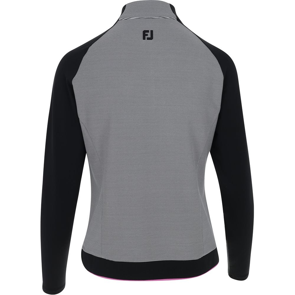 Women's 1/4 Zip Midlayer Colorblock Stripe Midlayer - Fairway Styles