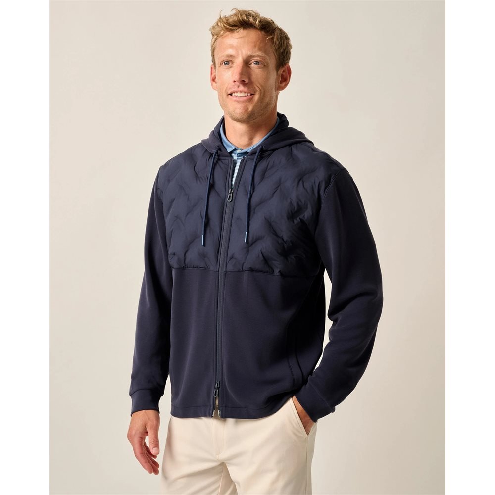 Zuker Mixed Media Hooded Jacket - Fairway Styles
