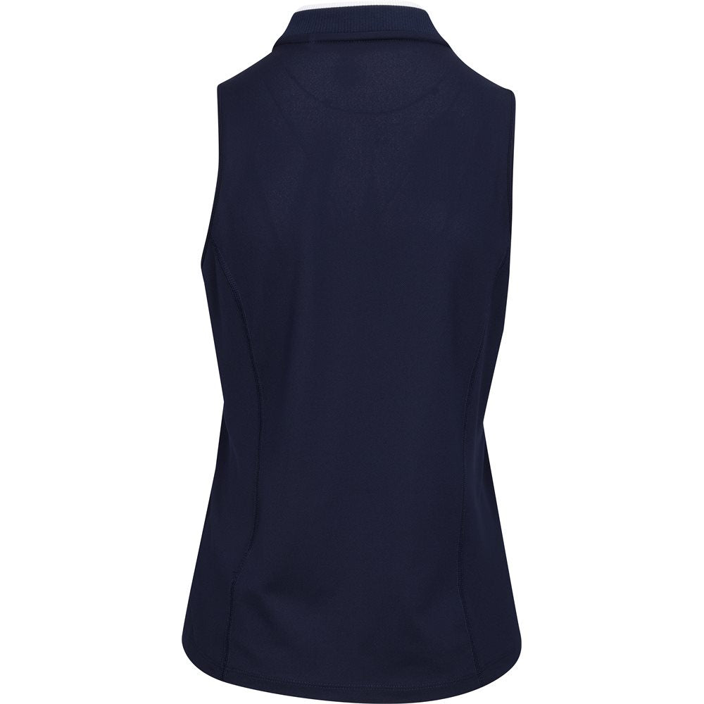 Women's Range Pique Sleeveless Golf Polo