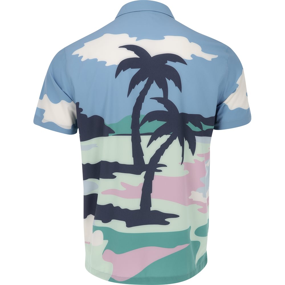 x PTC Open Collar Print Shirt