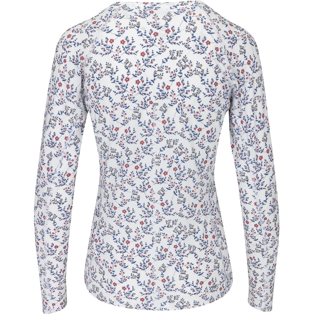 Women's YouV Micro Floral Crew Golf Shirt
