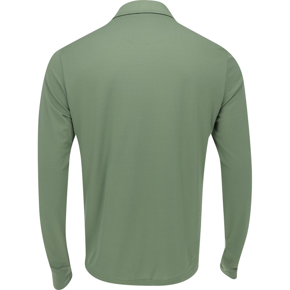 Monogram Long Sleeve Polo