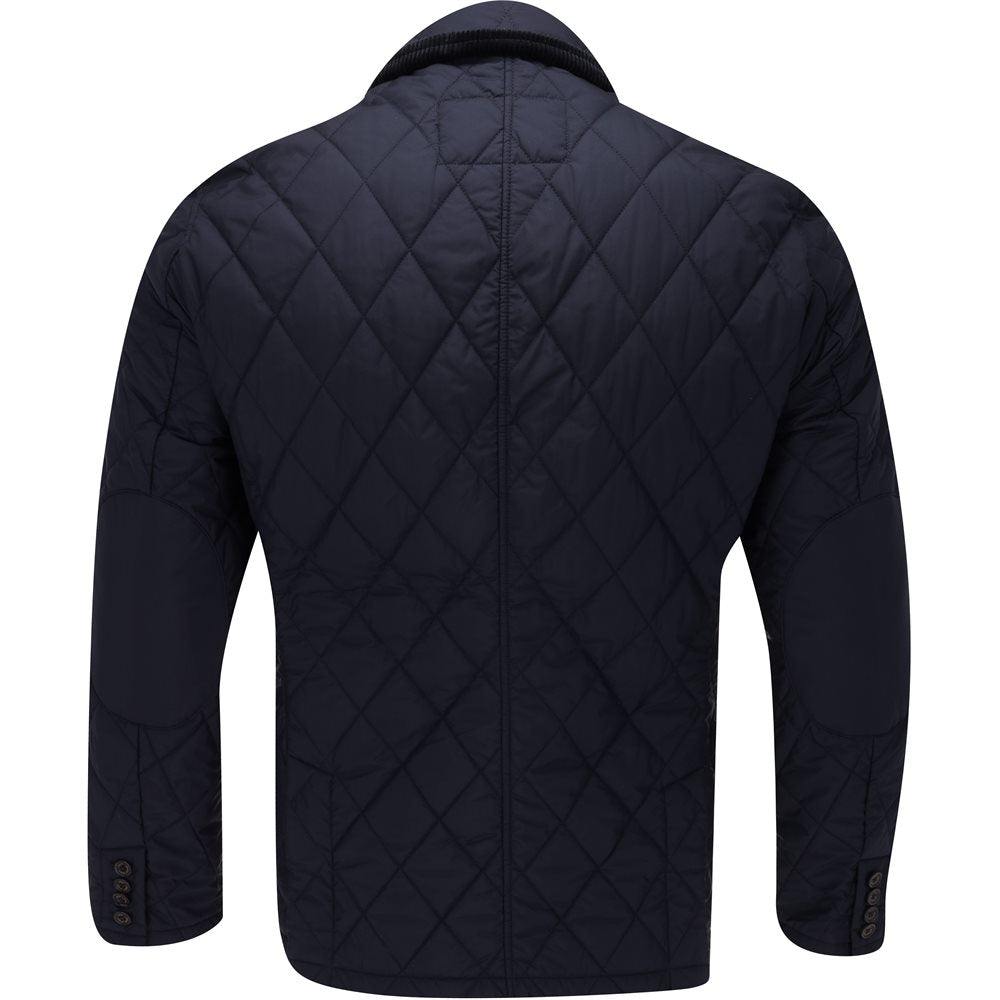 Matte Fine Poly Quilted Sportcoat Jacket