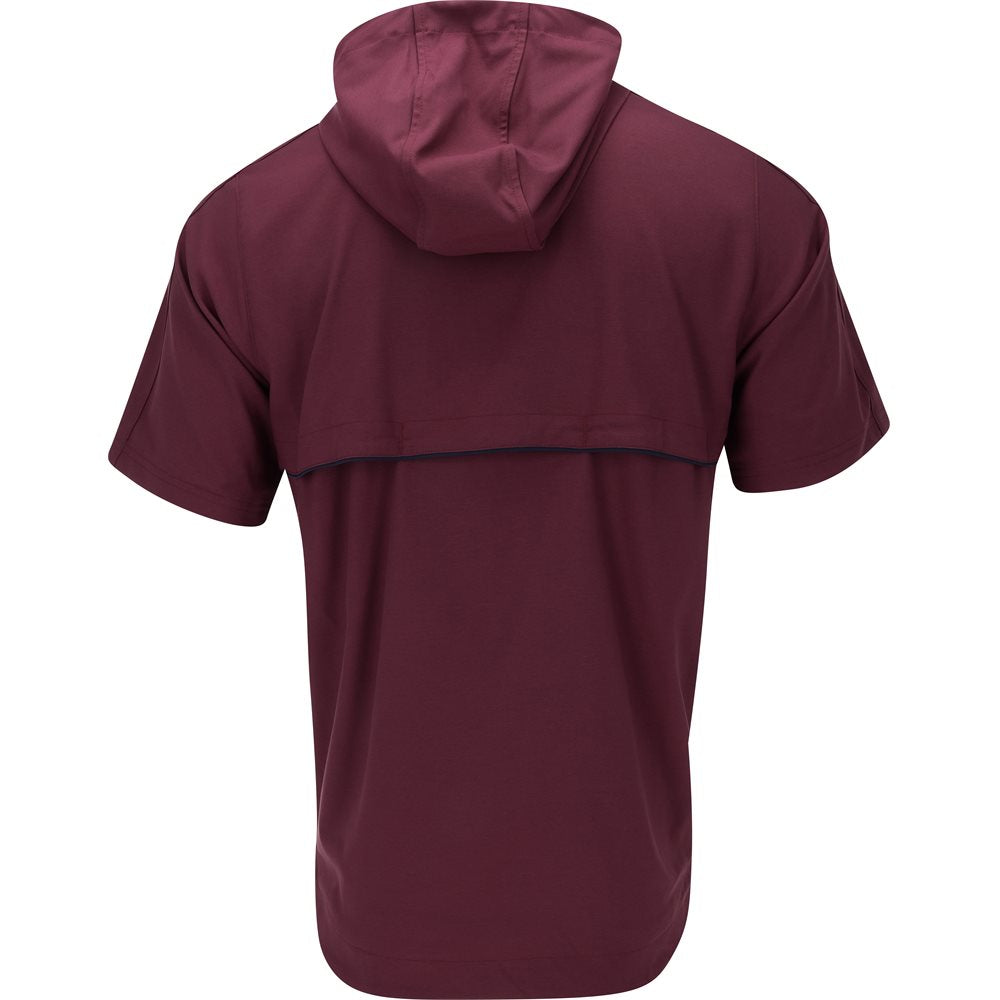 Sport Mode Short Sleeve 1/4 Zip Hoodie