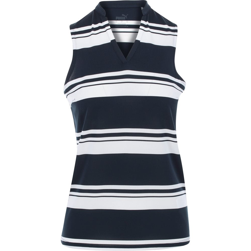 Women's CLOUDSPUN Valley Stripe Sleeveless Polo