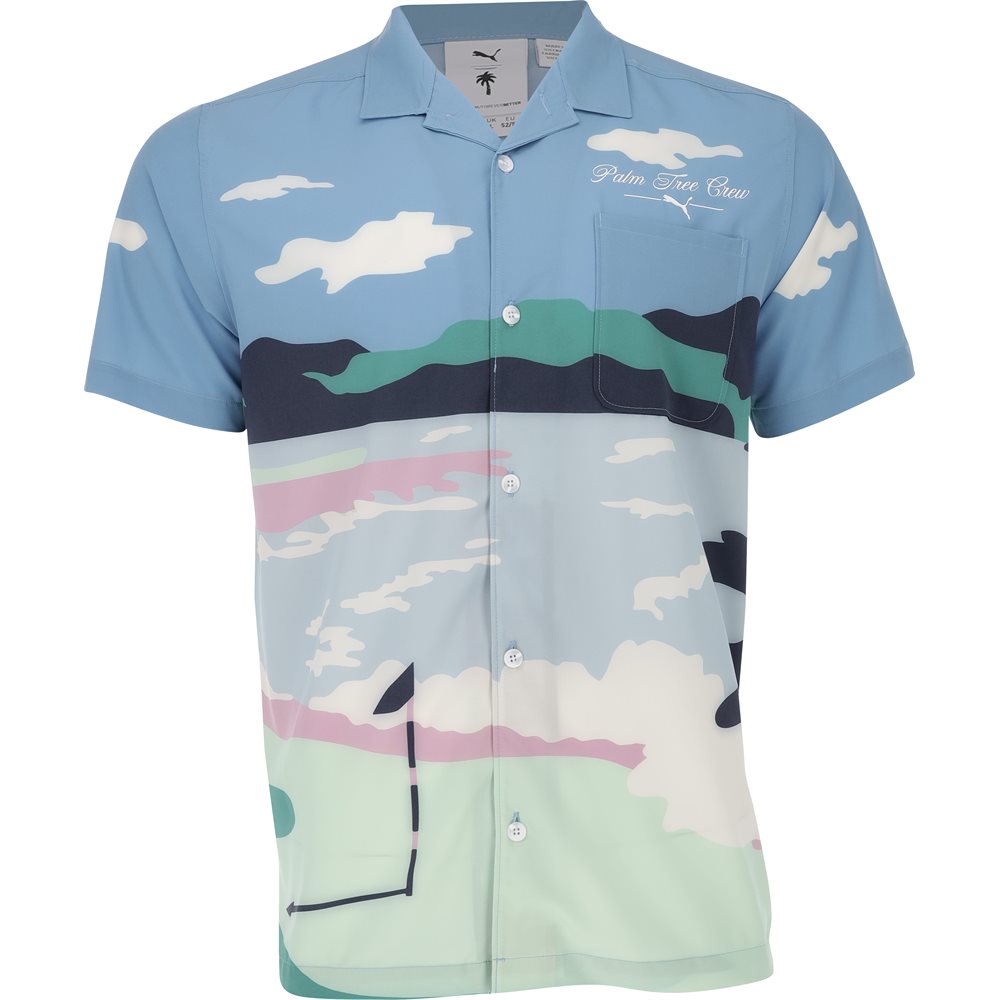 x PTC Open Collar Print Shirt