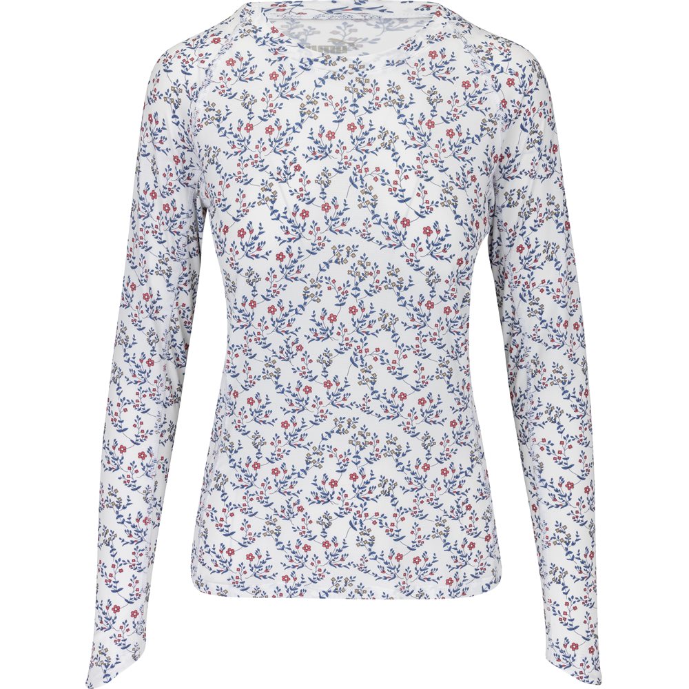 Women's YouV Micro Floral Crew Golf Shirt