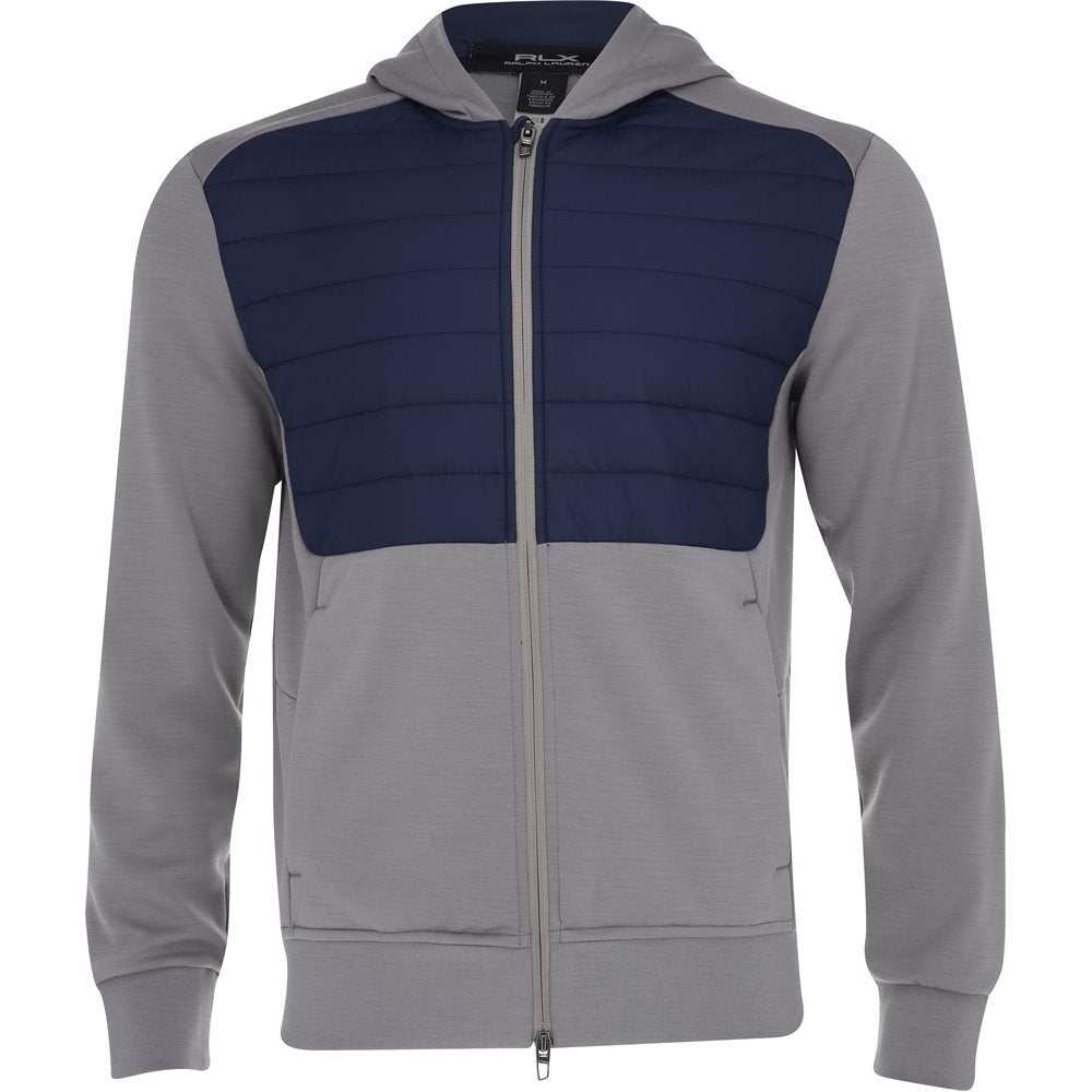 Lauren Heavytech Wool Hybrid Full Zip Hooded Sweatshirt
