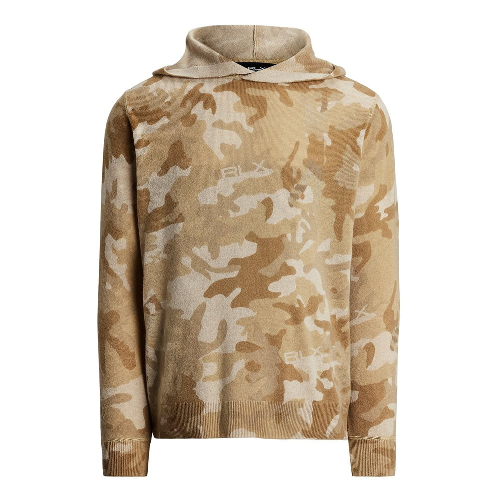 Camo Cashmere Hooded Sweater