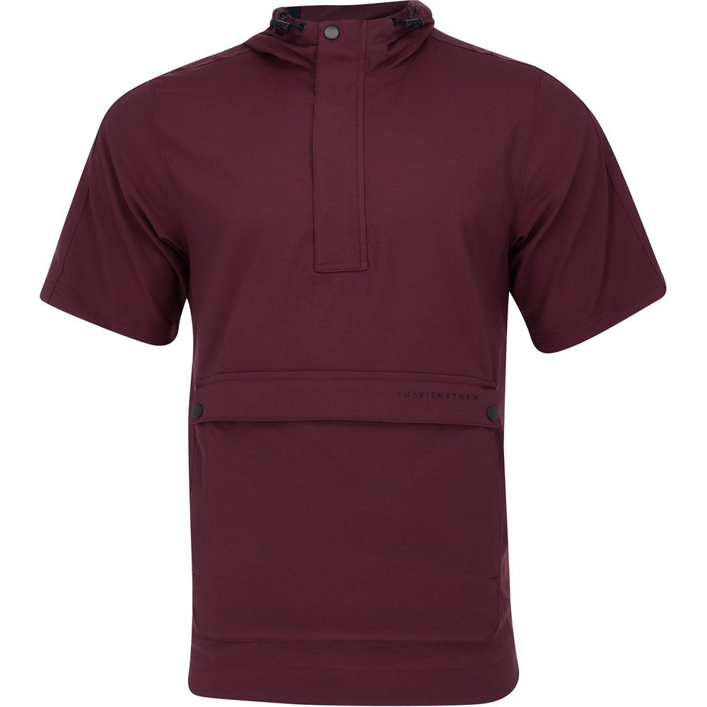 Sport Mode Short Sleeve 1/4 Zip Hoodie