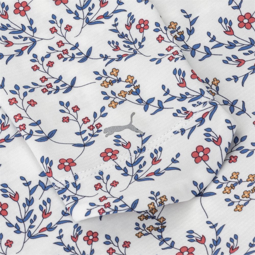 Women's YouV Micro Floral Crew Golf Shirt