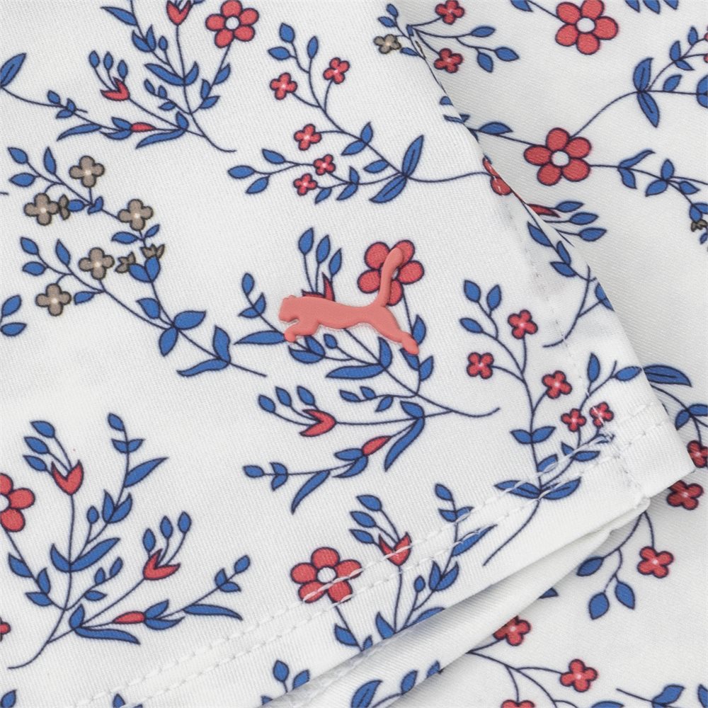 Youth Girls MATTR Micro Floral Sleeveless Polo