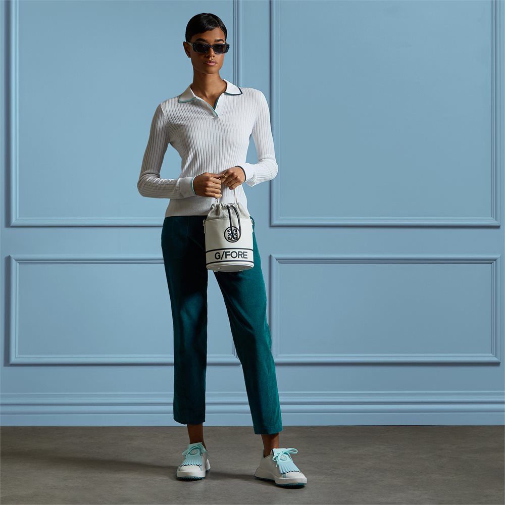 Women's Stretch Corduroy Patch Pocket Trousers