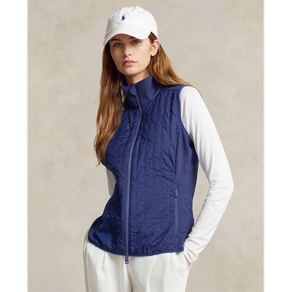 Women's Performance Wool Nylon Full Zip Solid Vest