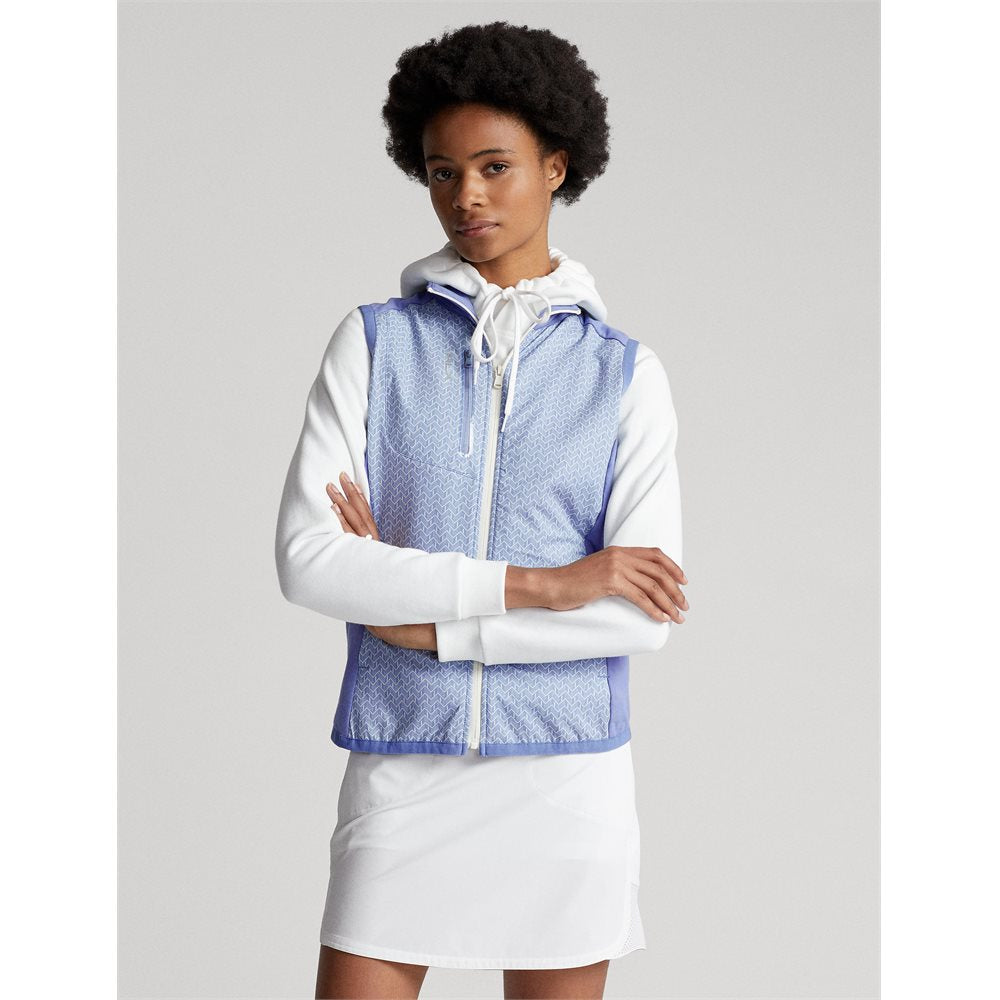 Women's Techy Terry Full Zip Novelty Print Vest