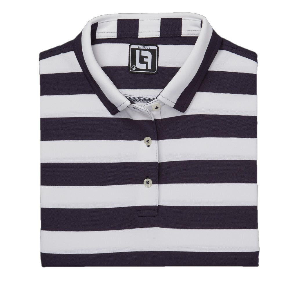 Juniors' Rugby Stripe Pique Polo - Previous Season