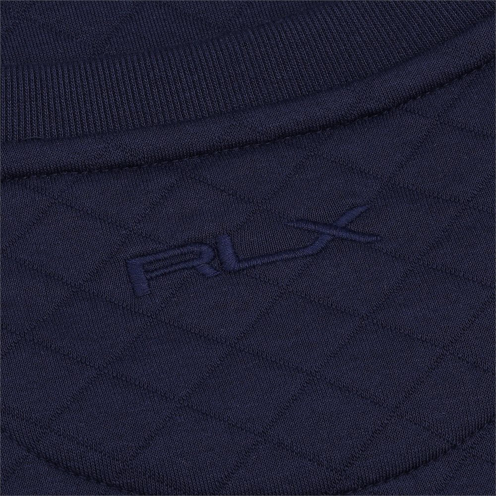 Quilted Double-Knit Pullover