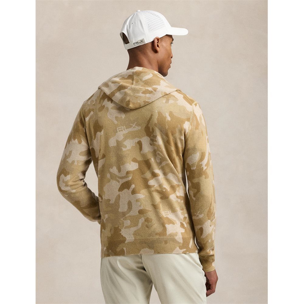 Camo Cashmere Hooded Sweater