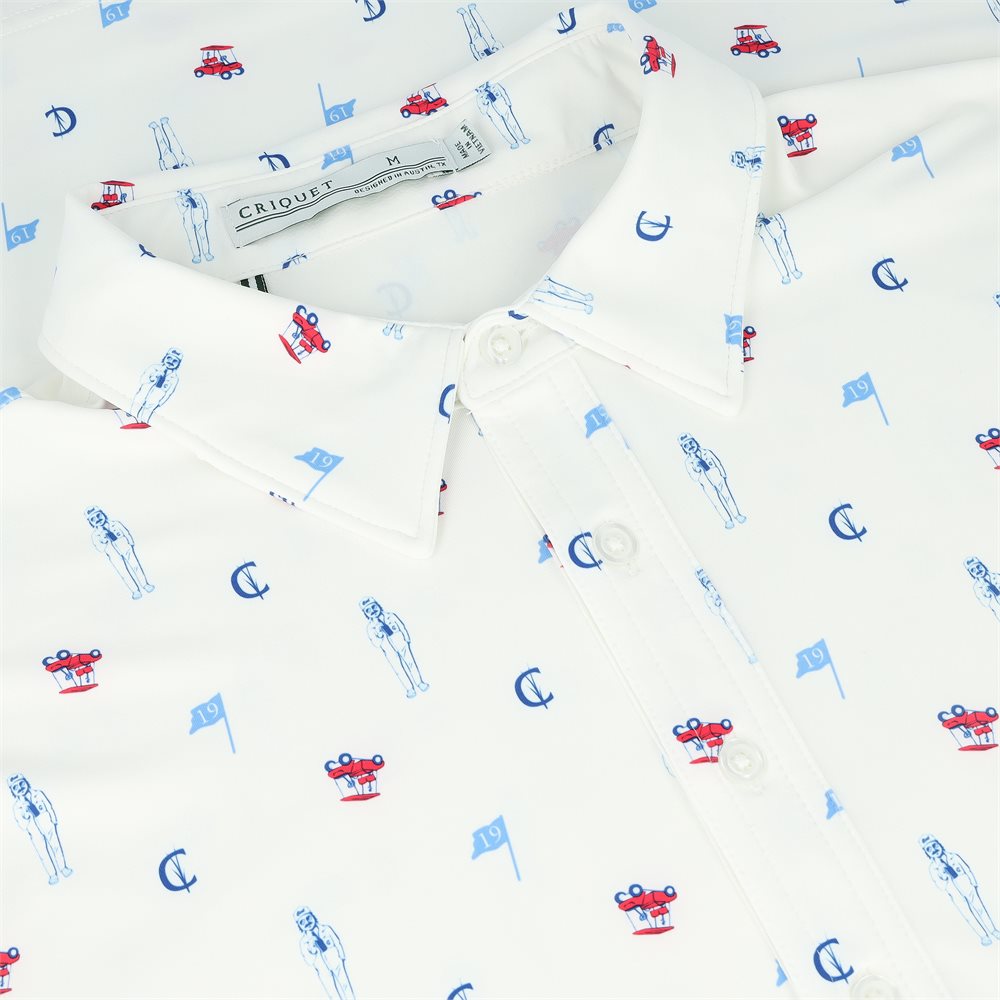 Tour Range Carl Print Polo