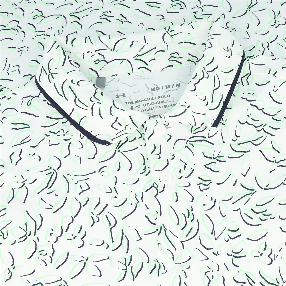UA Iso-Chill Verge Floral Lines Polo