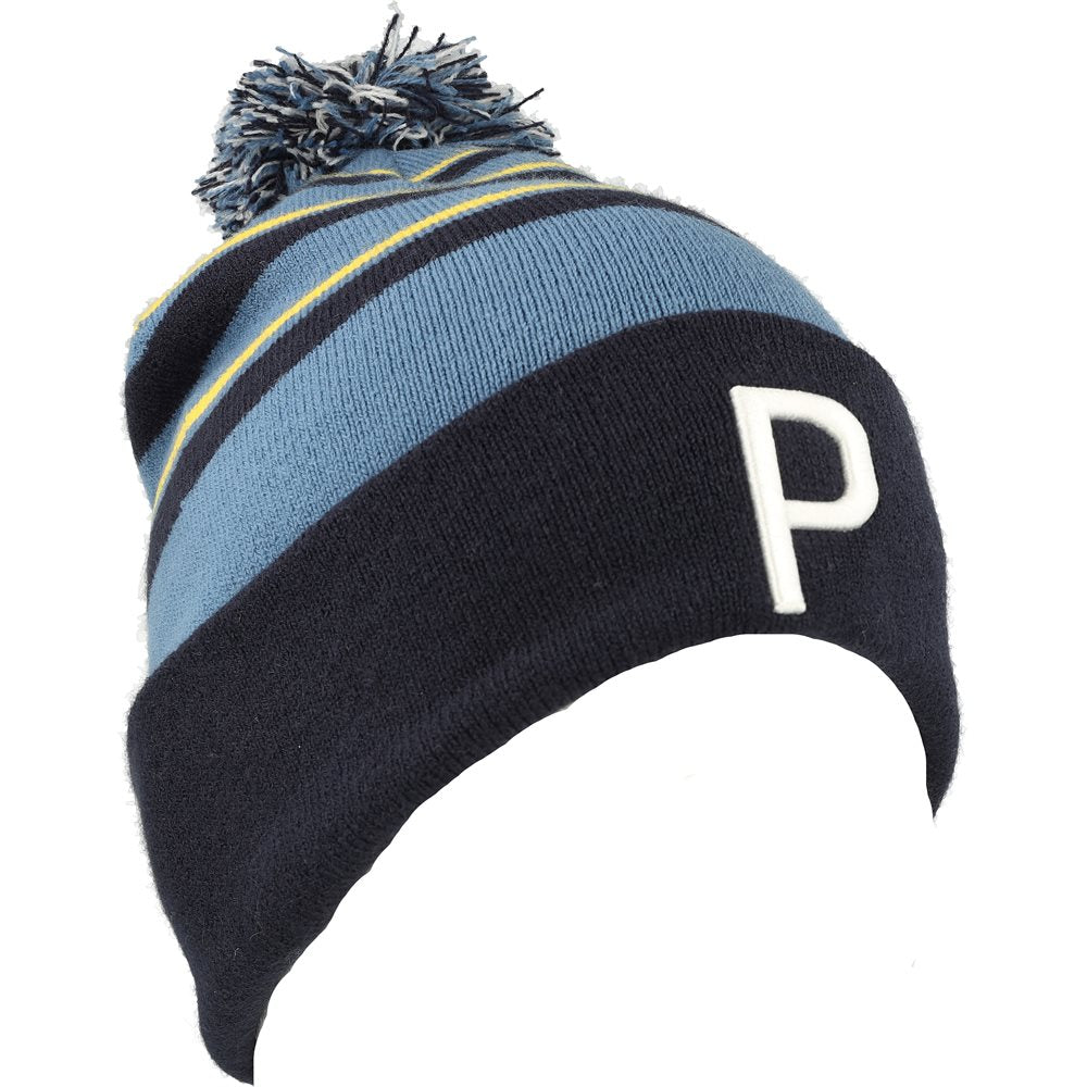 WRMLBL StripePom Beanie