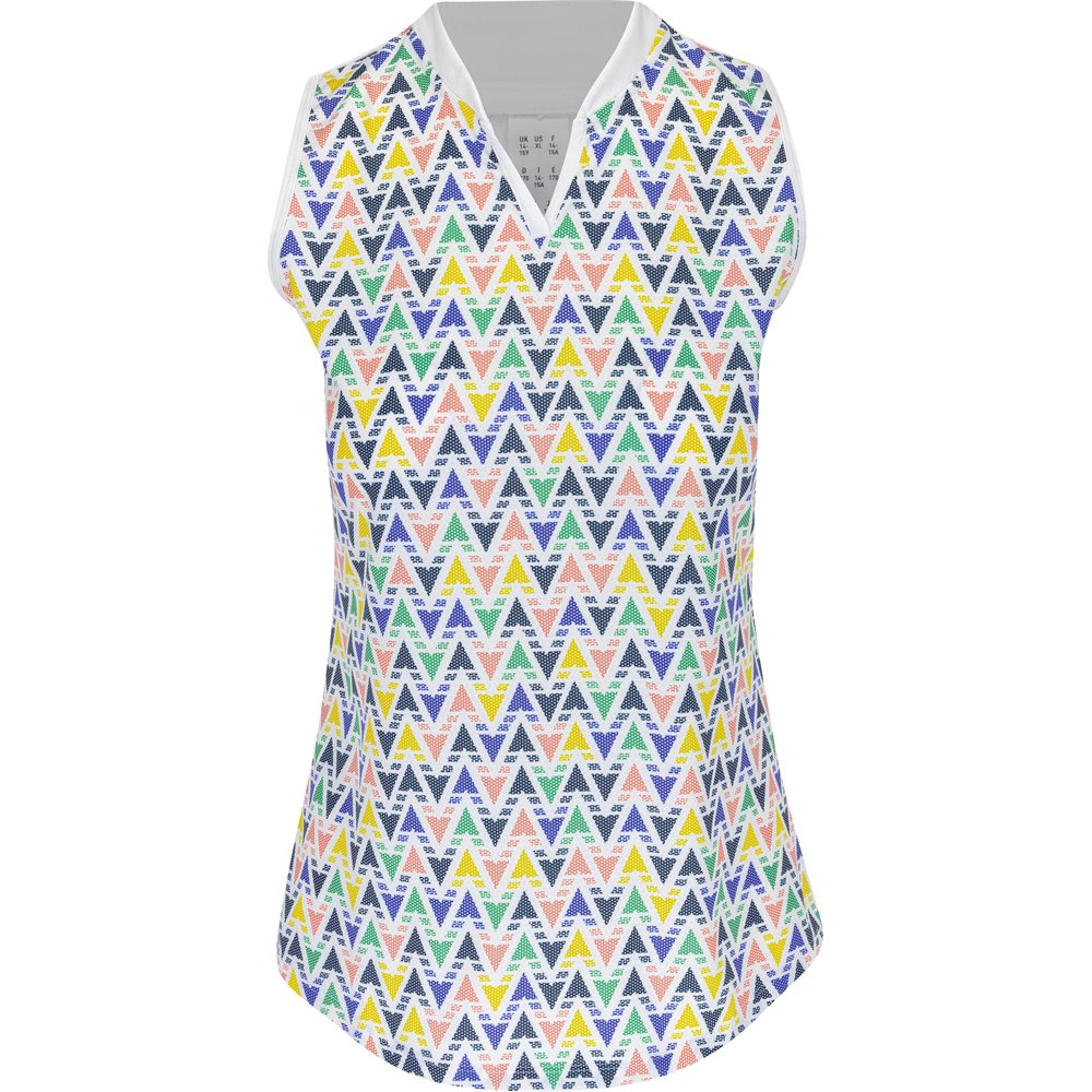 Girls' HEAT.RDY Printed Sleeveless Polo