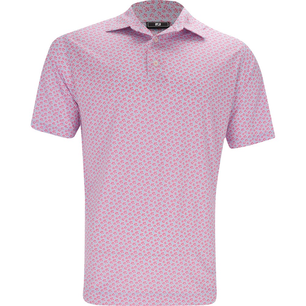 Floral Sketch Lisle Polo - Previous Season