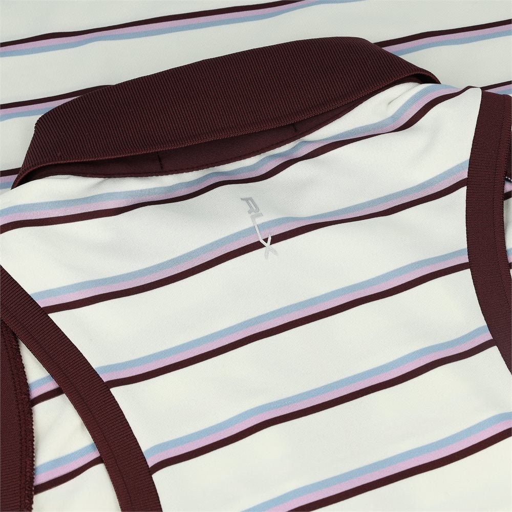 Women's Lightweight Airflow Thick Stripe Polo - Fairway Styles