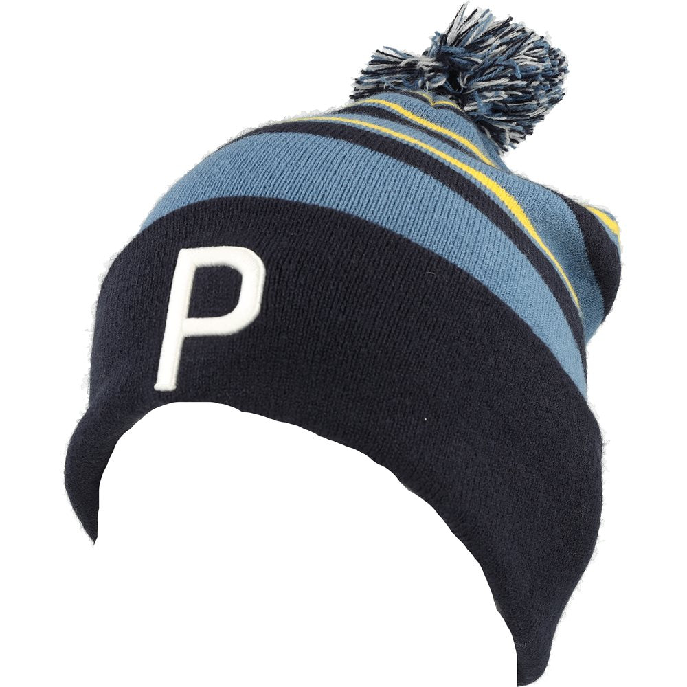 WRMLBL StripePom Beanie