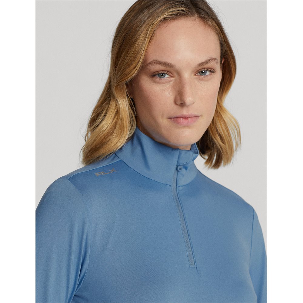 Women's Stretch Jersey Knit UV Base Layer 1/4 Zip Midlayer