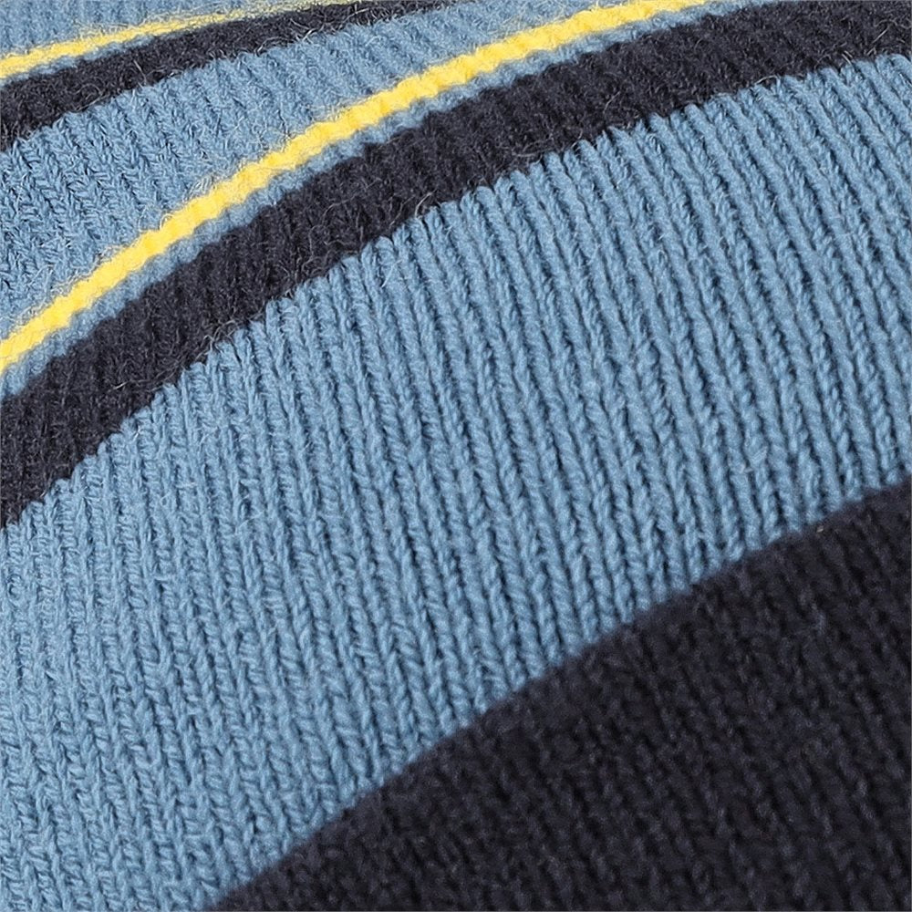 WRMLBL StripePom Beanie