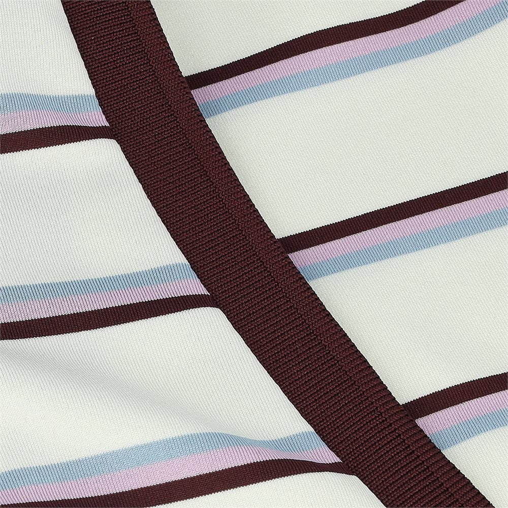 Women's Lightweight Airflow Thick Stripe Polo - Fairway Styles