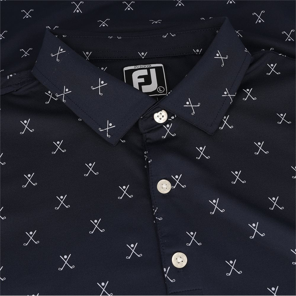 Juniors' Golf Print Polo