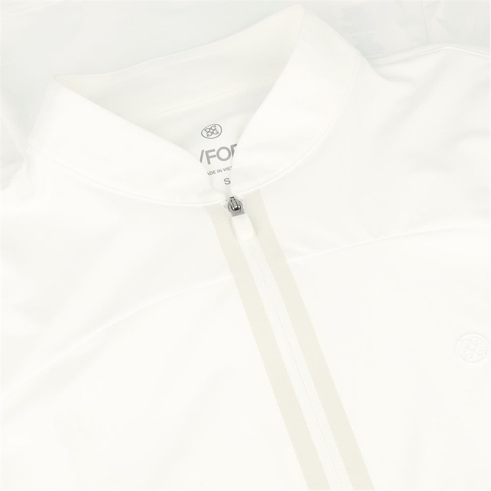 Women's Nylon Interlock Short Sleeve 1/4 Zip Mid Layer