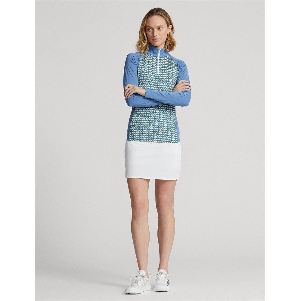 Women's Lightweight Print Airflow 1/4 Zip Midlayer - Fairway Styles