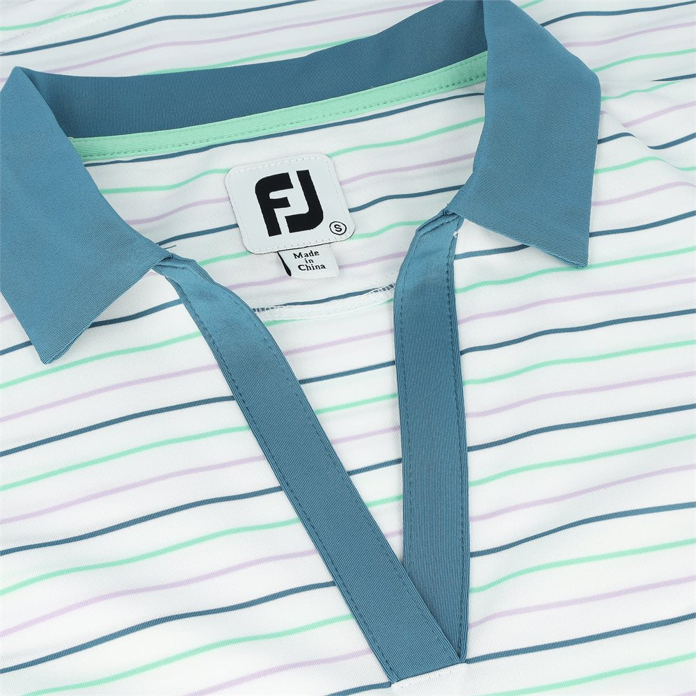 Women's Sleeveless Stripe Polo - Previous Season