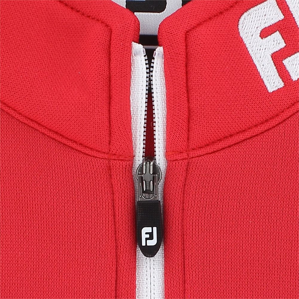 Juniors' 1/2 Zip Contrast Stitch Mid Layer