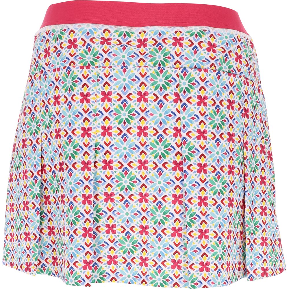 Women's Pleated Printed Aim 15" Skort